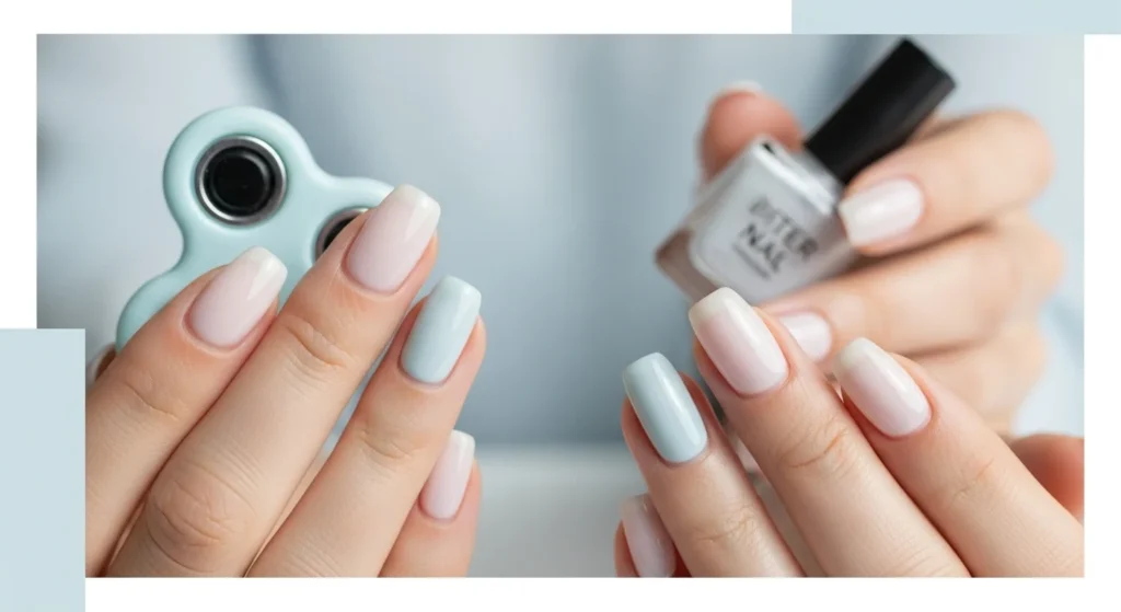 hands showing how to Stopping Nail Biting.